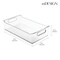 mDesign Wide Plastic Kitchen Pantry Cabinet Food Storage Bin, 2 Pack